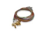 Electrodo Copa de Oro Estándar reutilizable para EEG y polisomnografía con cable de 150 cm.