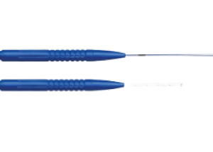 Sonda de Estimulación Bipolar Minifork de 100 mm para monitoreo neurofisiológico intraoperatorio.