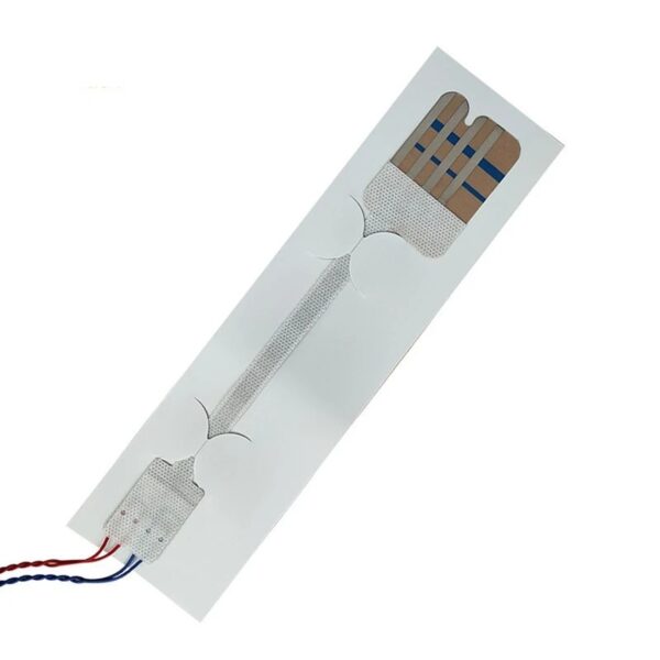 Electrodo Laríngeo Adhesivo adaptable a tubos endotraqueales para monitoreo neurofisiológico.