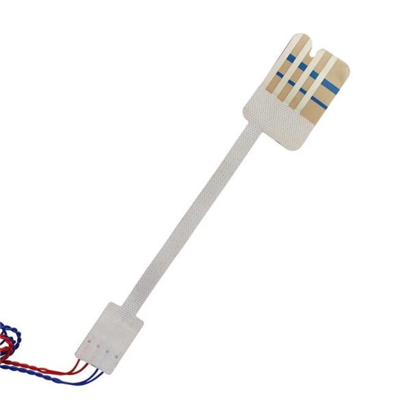 Electrodo Laríngeo Adhesivo de 2 canales para monitoreo del nervio laríngeo recurrente durante cirugía.