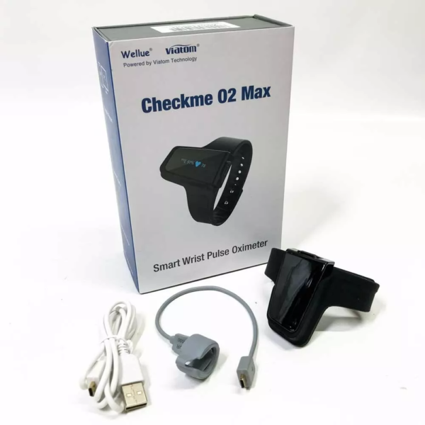 oxi-box.WEBP Oxímetro de Pulso Nocturno Avanzado Checkme O2 Max - Image 4